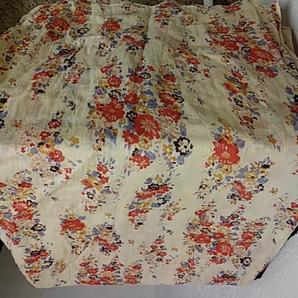 Floral scarf